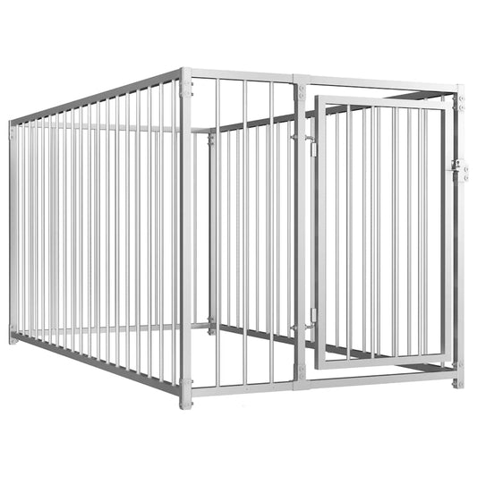 Outdoor dog cage 100x200x100 cm