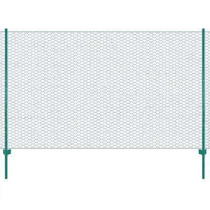 Verkkoaita tolpilla teräs 25x2 m vihreä