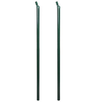 Verkkoaita tolpilla piikeillä teräs 0,8x15 m