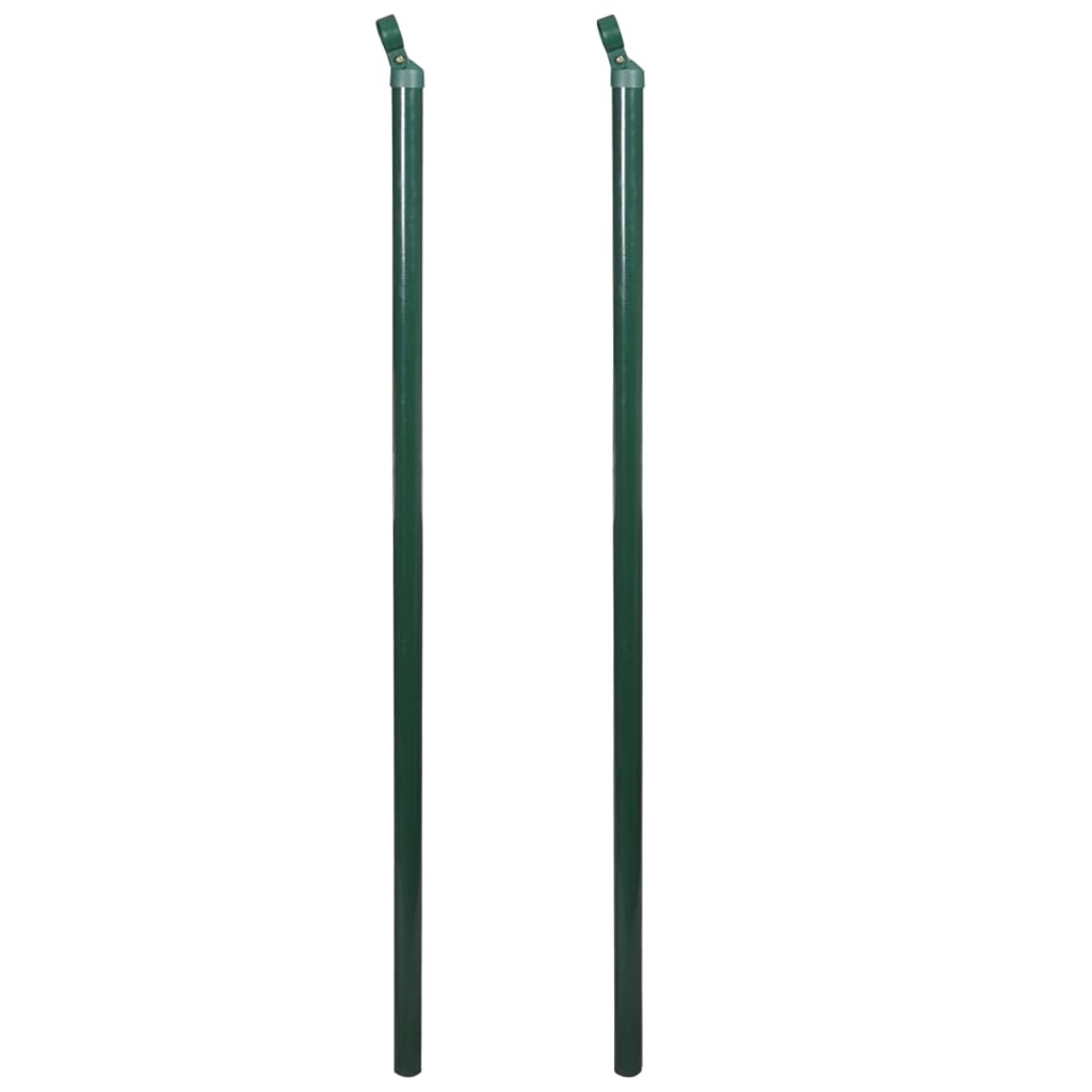Verkkoaita tolpilla piikeillä teräs 1,25x15 m