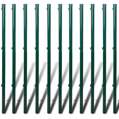 Verkkoaita tolpilla piikeillä teräs 1,5x25 m