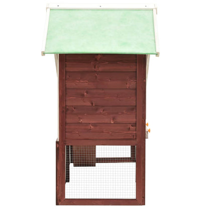 Kaninkoppi mokka ja valkoinen 140x63x120 cm täysi kuusi