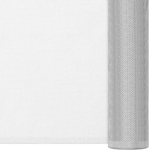 Verkkosuoja alumiini 80x1000 cm hopea