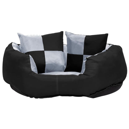 Double-sided washable dog pillow gray and black 65x50x20 cm