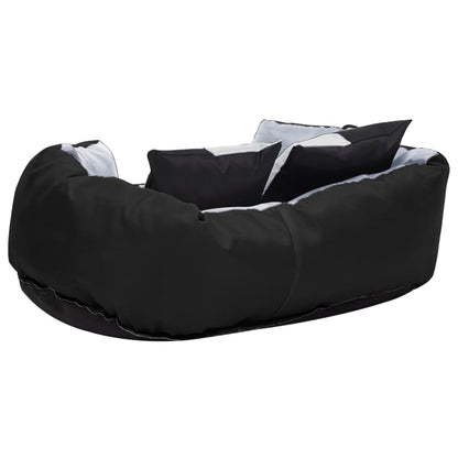 Double-sided washable dog pillow gray and black 65x50x20 cm