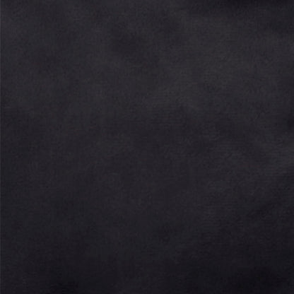 Dog bed black 90x79x20 cm plush and faux leather