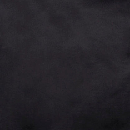 Dog bed black 99x89x21 cm plush and faux leather