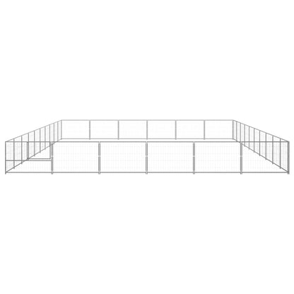 Dog cage silver 60 m² steel