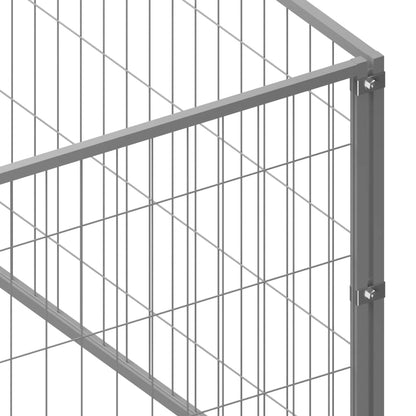 Dog cage silver 60 m² steel