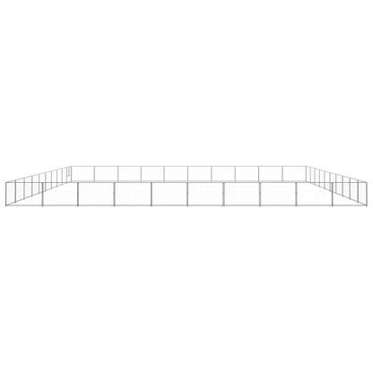 Dog cage silver 100 m² steel