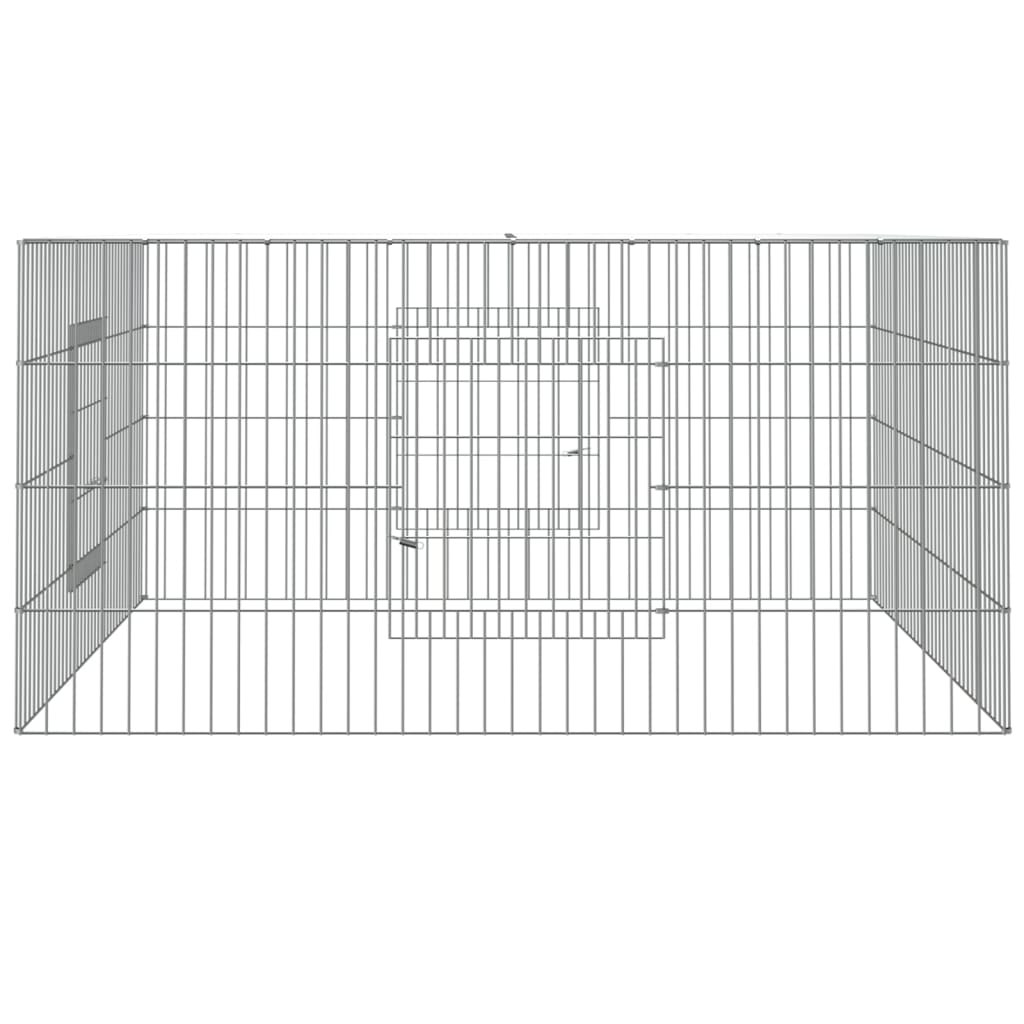 Kanihäkki 110x110x55 cm galvanoitu rauta