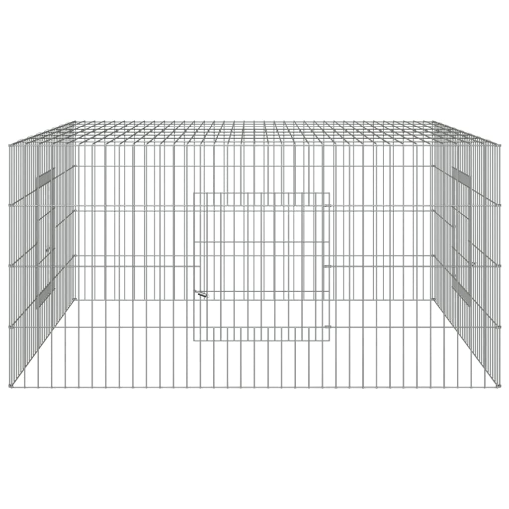 Kanihäkki 110x110x55 cm galvanoitu rauta