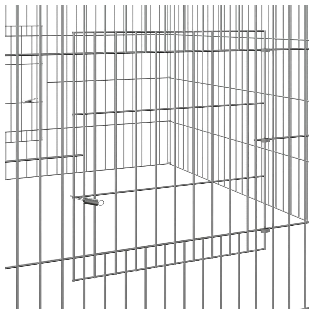 Kanihäkki 110x110x55 cm galvanoitu rauta
