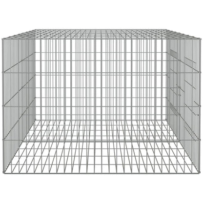 2-panel Rabbit Cage 110x79x54 cm galvanized iron