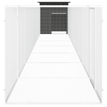 Chicken coop anthracite 800x91x100 cm galvanized steel