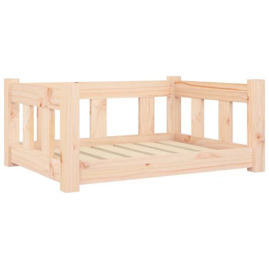 Dog bed 65.5x50.5x28 cm solid pine