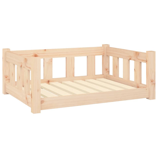 Dog bed 75.5x55.5x28 cm solid pine