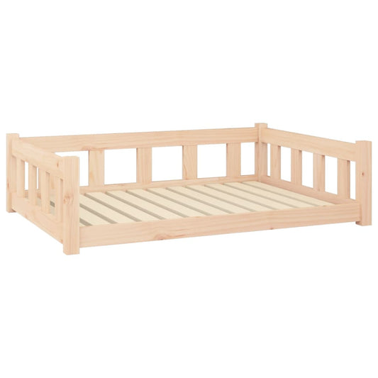 Dog bed 105.5x75.5x28 cm solid pine