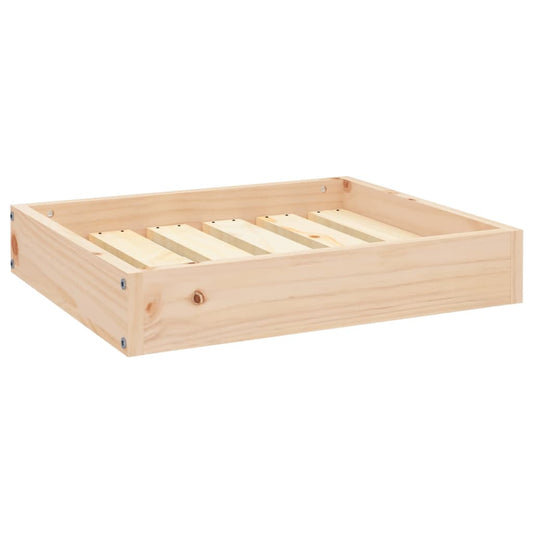 Dog bed 51.5x44x9 cm solid pine
