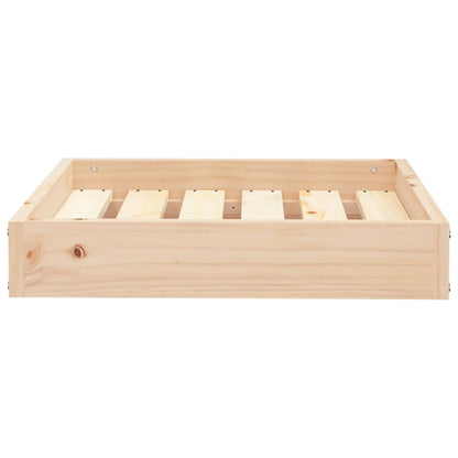 Dog bed 51.5x44x9 cm solid pine