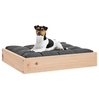Dog bed 51.5x44x9 cm solid pine