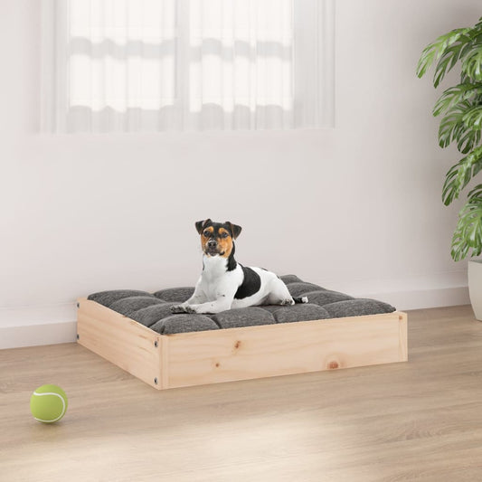 Dog bed 51.5x44x9 cm solid pine