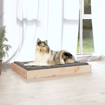 Dog bed 91.5x64x9 cm solid pine