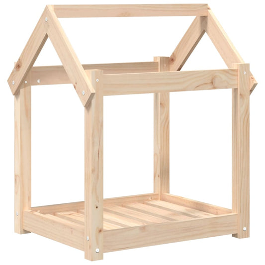 Dog bed 61x50x70 cm solid pine