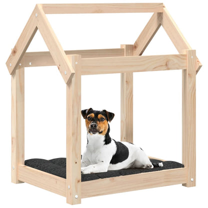 Dog bed 61x50x70 cm solid pine