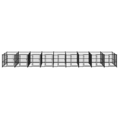 Outdoor dog cage steel 16.89 m²