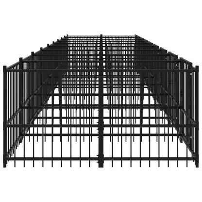 Outdoor dog cage steel 16.89 m²