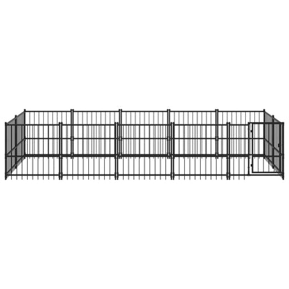 Outdoor dog cage steel 9.38 m²
