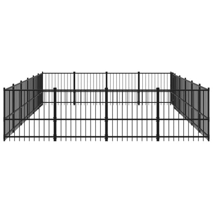 Outdoor dog cage steel 22.58 m²