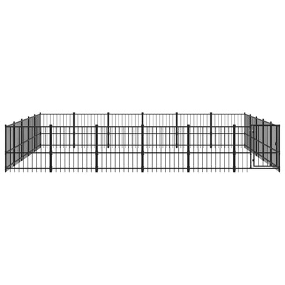 Outdoor dog cage steel 28.23 m²