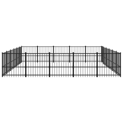 Outdoor dog cage steel 28.23 m²