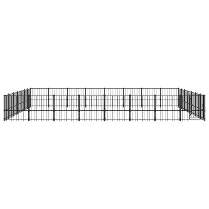 Outdoor dog cage steel 52.69 m²