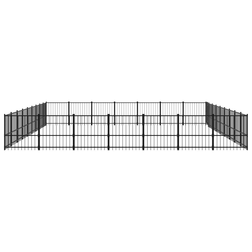 Outdoor dog cage steel 59.28 m²