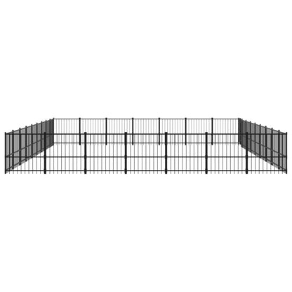 Outdoor dog cage steel 59.28 m²