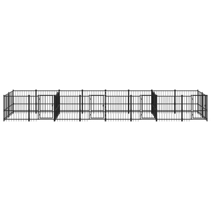 Outdoor dog cage steel 15.02 m²