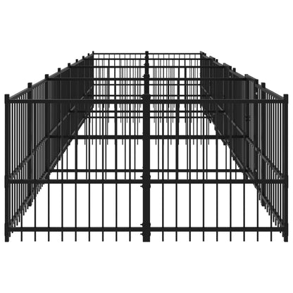 Outdoor dog cage steel 15.02 m²