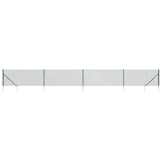 Verkkoaita maapiikeillä vihreä 1,1x10 m