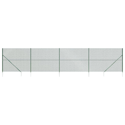 Verkkoaita maapiikeillä vihreä 1,4x10 m