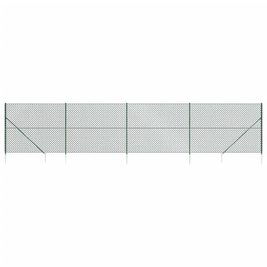 Verkkoaita maapiikeillä vihreä 1,6x10 m