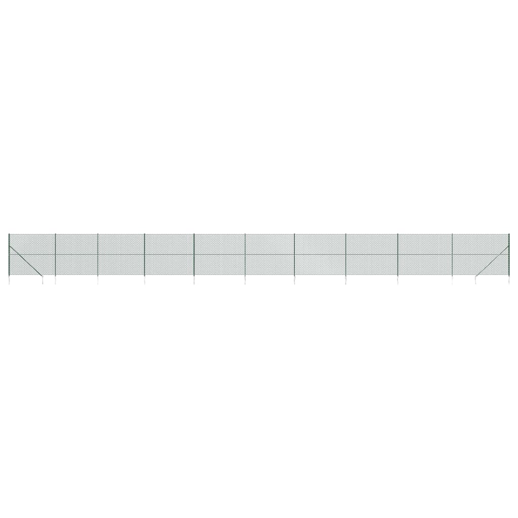 Verkkoaita maapiikeillä vihreä 2x25 m