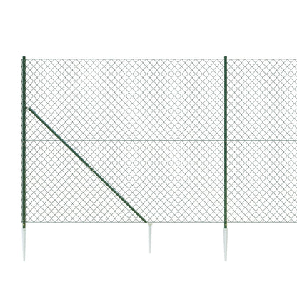 Verkkoaita maapiikeillä vihreä 2x25 m