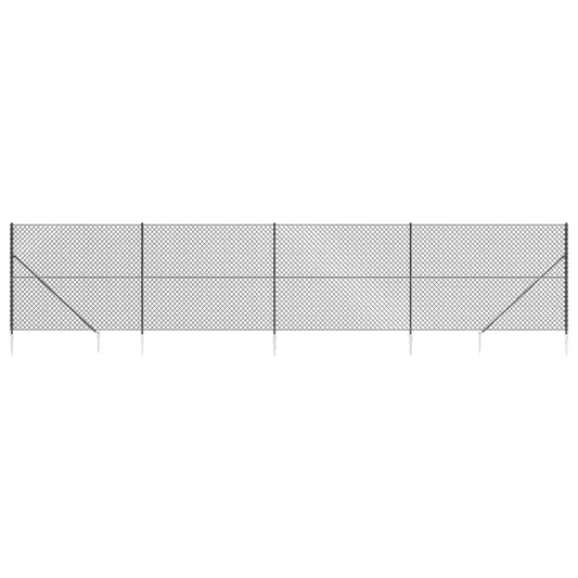 Verkkoaita maapiikeillä antrasiitti 1,6x10 m