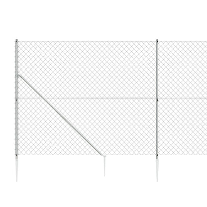Verkkoaita maapiikeillä hopea 1,4x25 m
