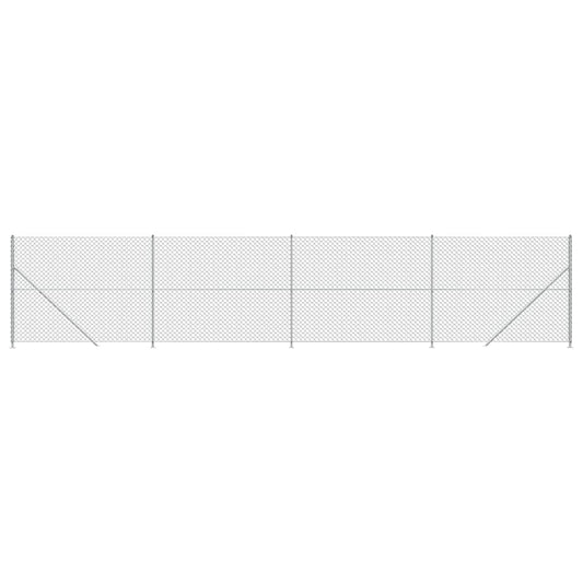 Verkkoaita laipalla hopea 1,8x10 m