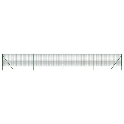 Verkkoaita vihreä 0,8x10 m galvanoitu teräs