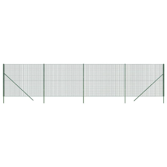 Verkkoaita vihreä 2x10 m galvanoitu teräs